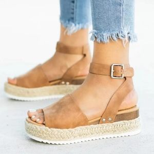 Sandal high heel wedges